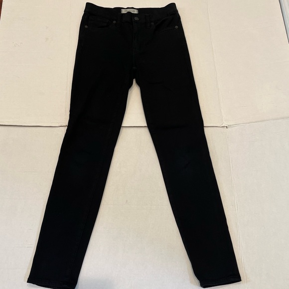 Madewell 9” High Riser Skinny Skinny Women’s Jeans Black Size 24 - Picture 14 of 16